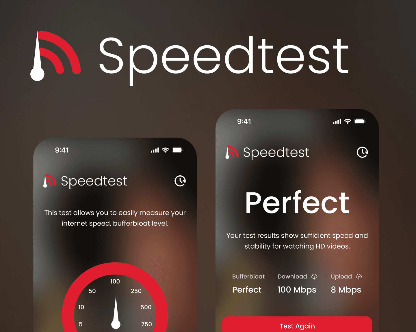 Speedtest mobile app