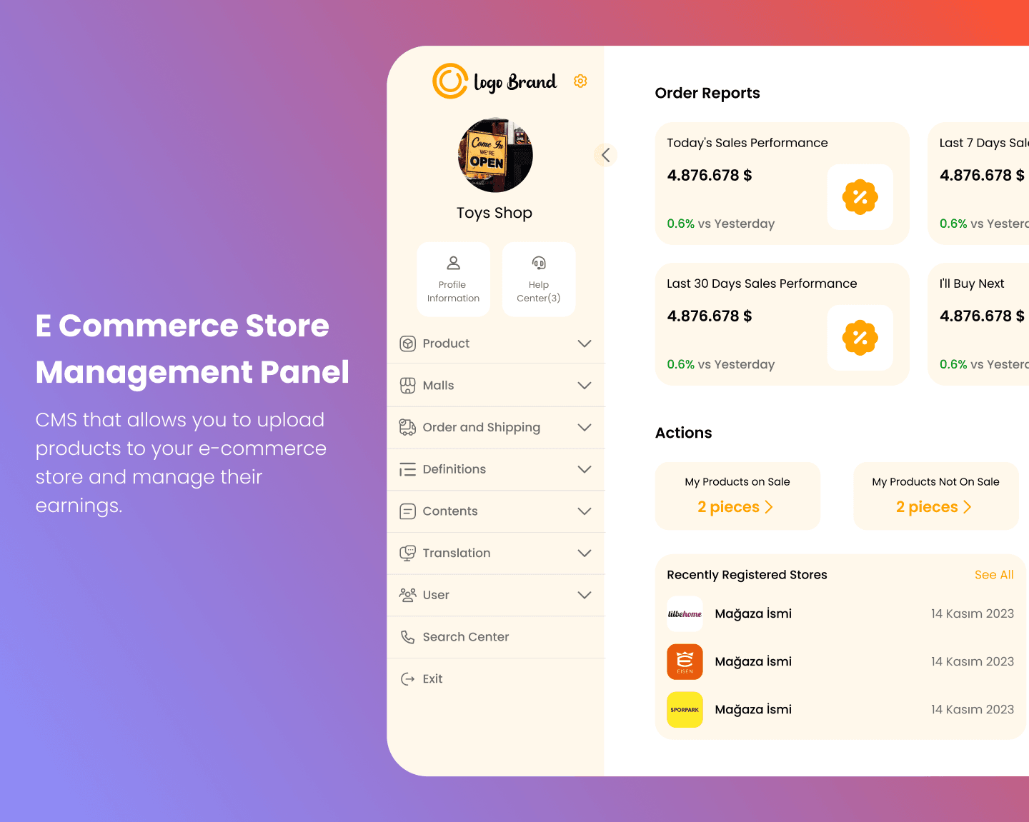 Wezzomart Management Panel